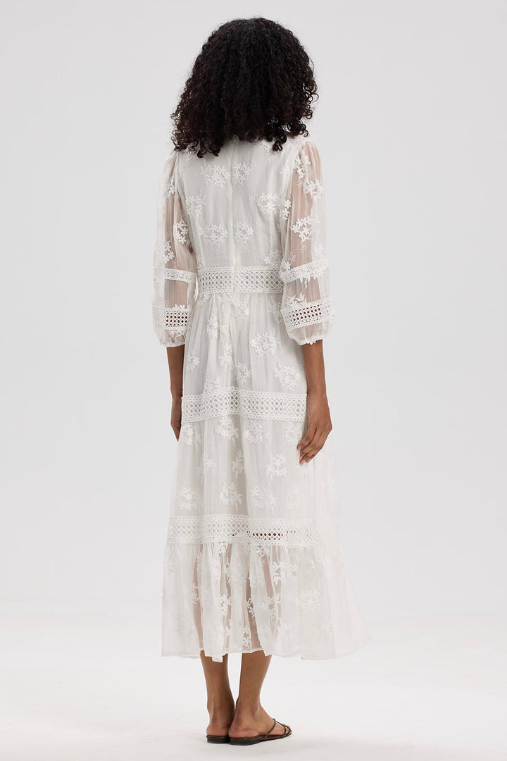 Satine Lace Maxi Dress