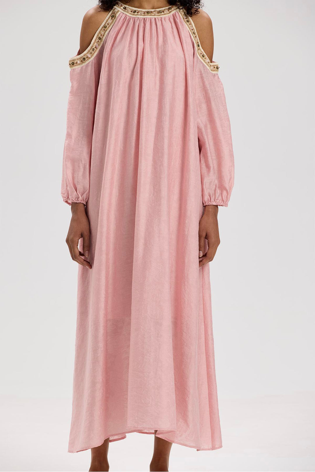 Caprice Off Shoulder Maxi Dress
