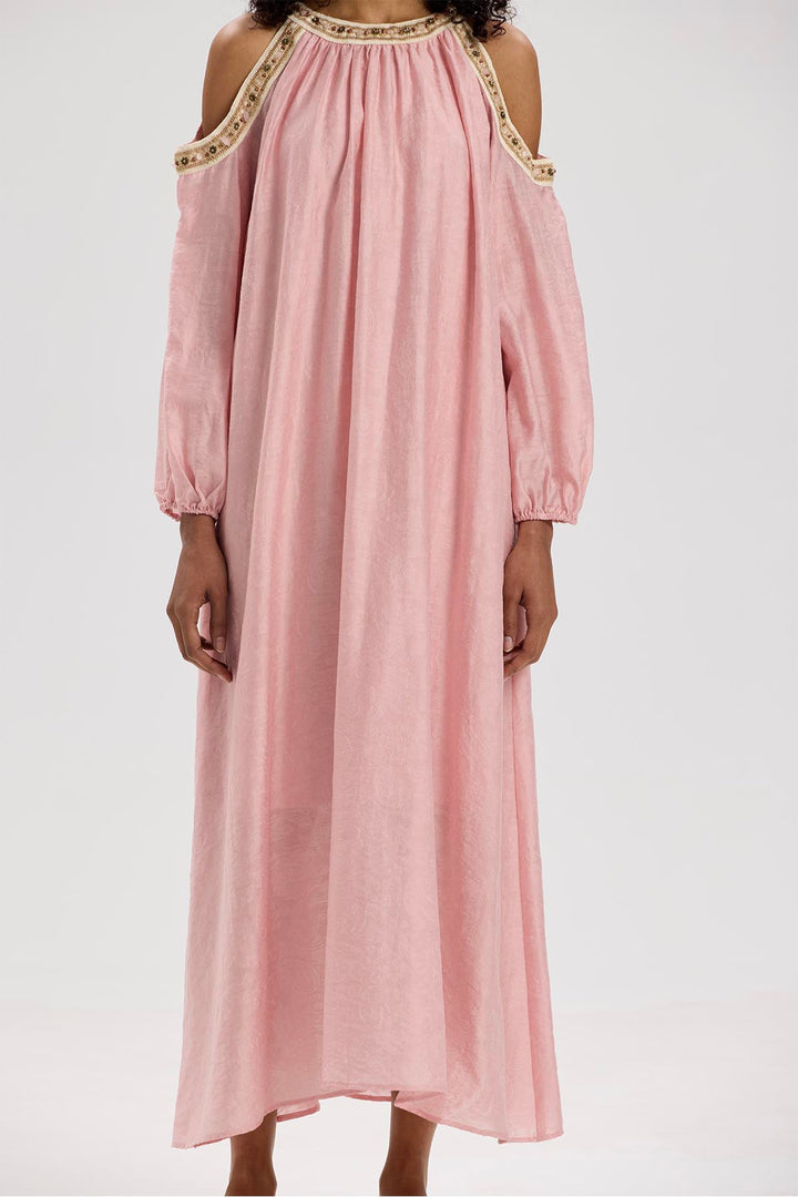 Caprice Off Shoulder Maxi Dress