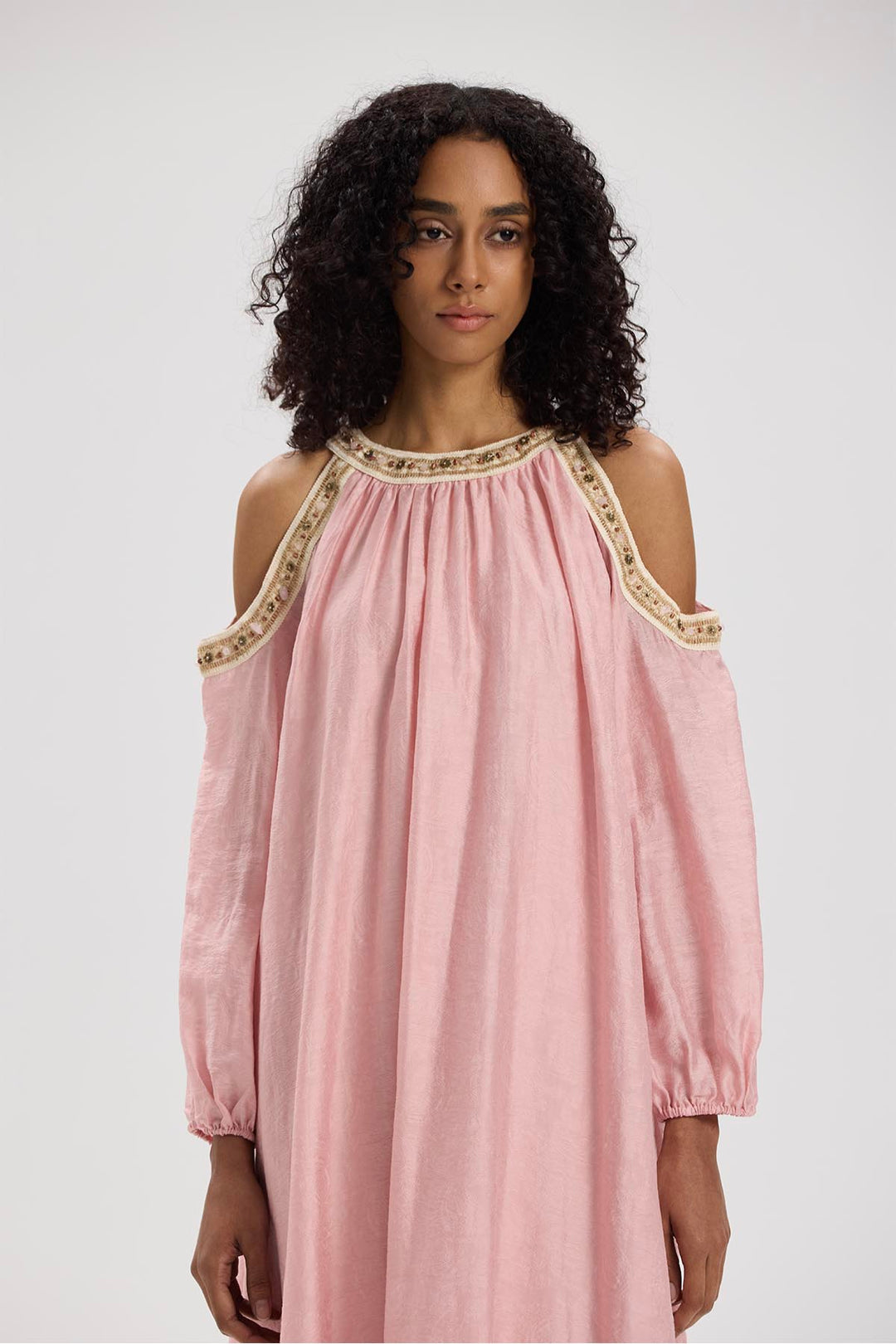 Caprice Off Shoulder Maxi Dress