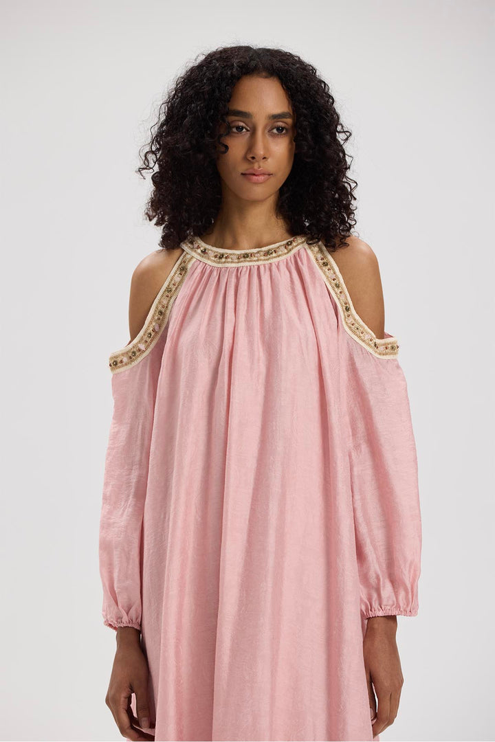 Caprice Off Shoulder Maxi Dress