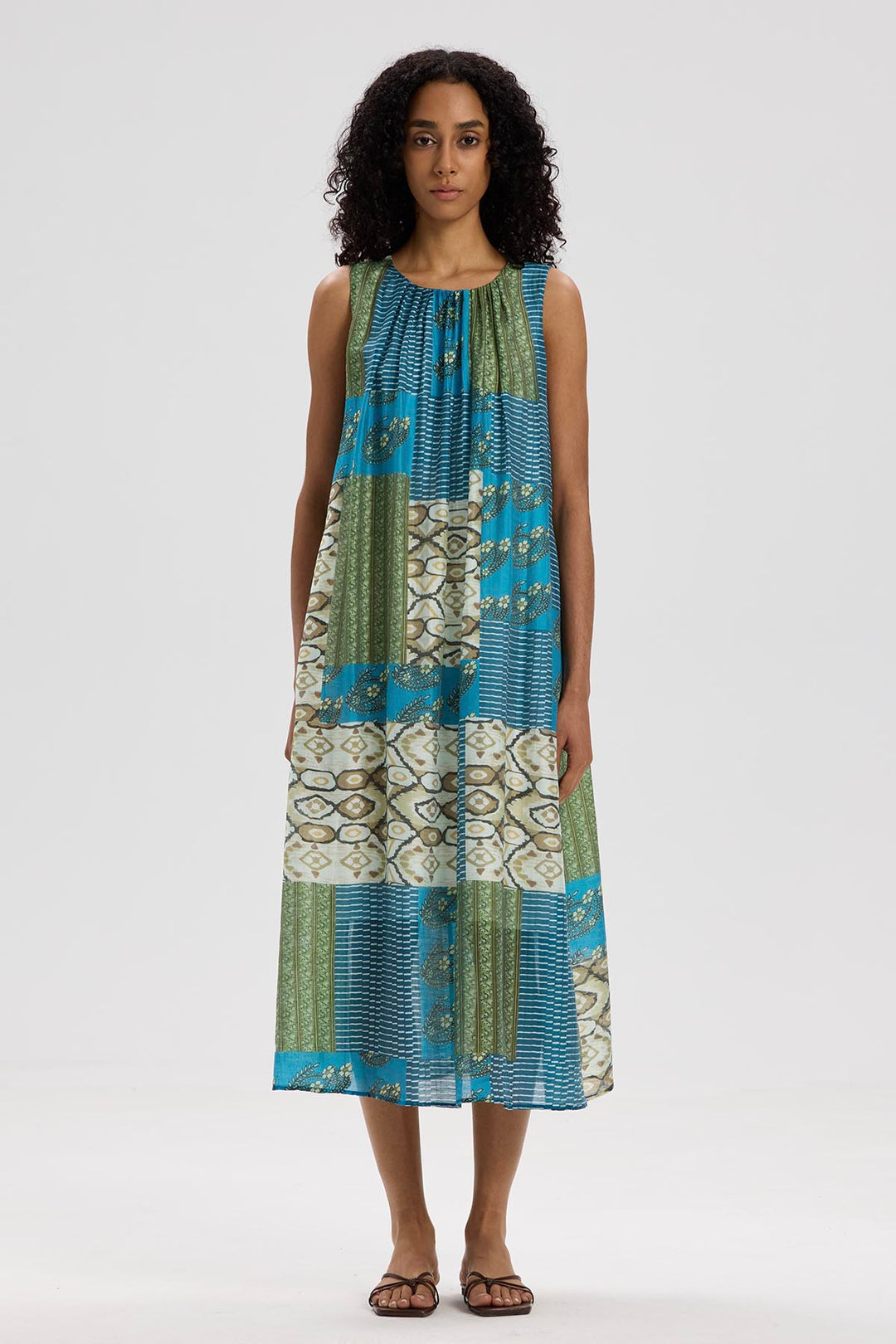 Heiress Sleeveless Print Dress