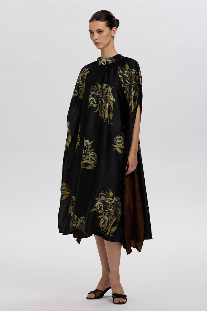 Arlise Batwing Sleeve Oversize Dress