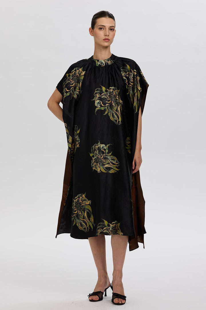 Arlise Batwing Sleeve Oversize Dress