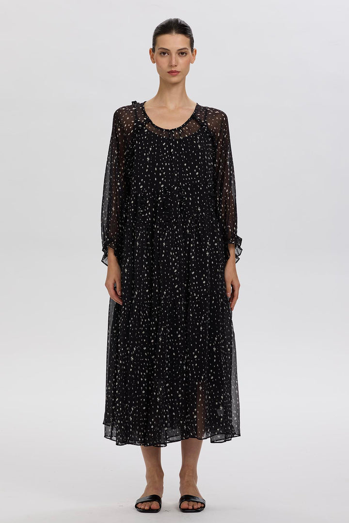 Maelis Silk Maxi Dress