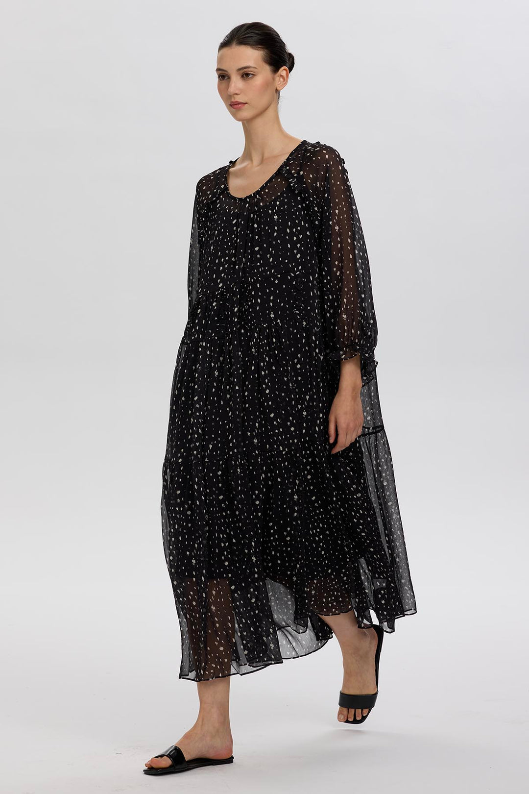 Maelis Silk Maxi Dress