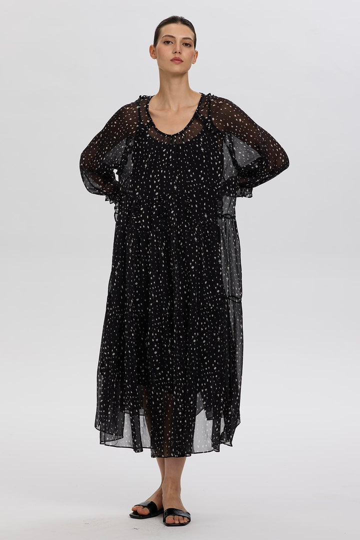 Maelis Silk Maxi Dress