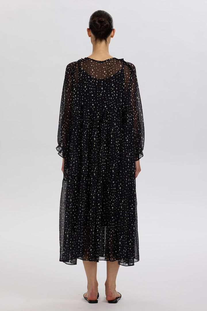 Maelis Silk Maxi Dress