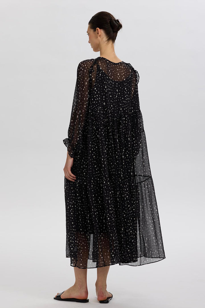 Maelis Silk Maxi Dress