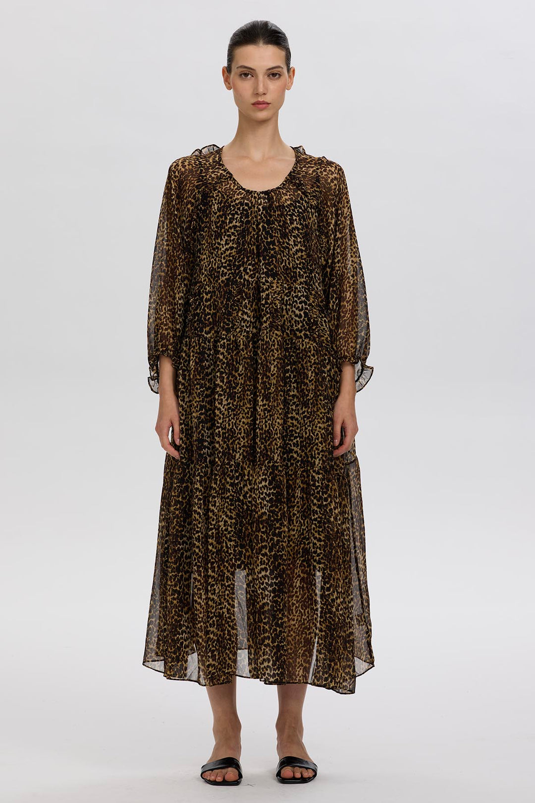 Maelis Silk Maxi Dress