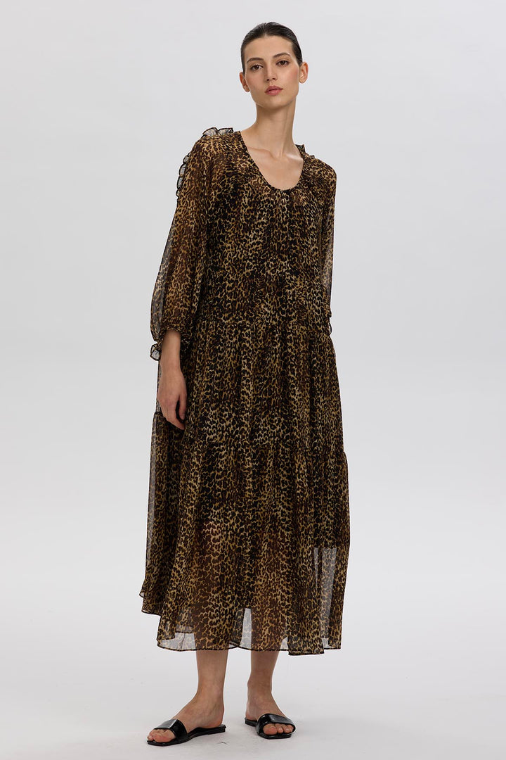 Maelis Silk Maxi Dress