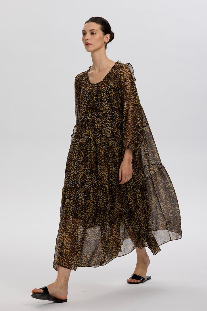 Maelis Silk Maxi Dress