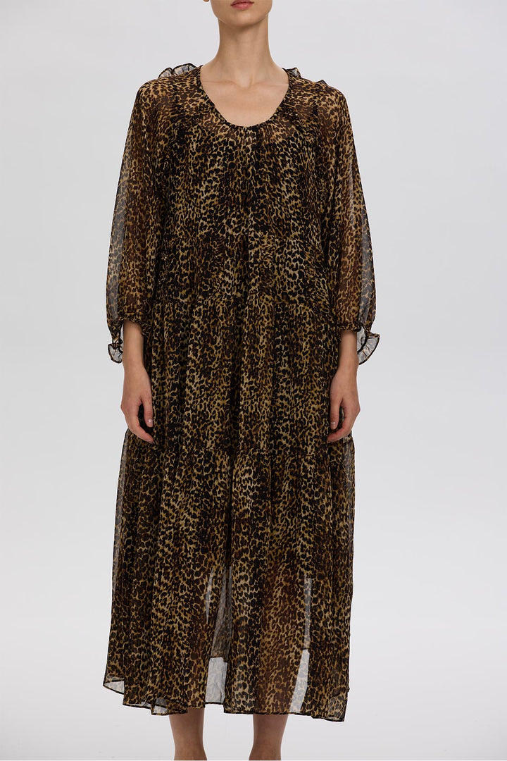 Maelis Silk Maxi Dress