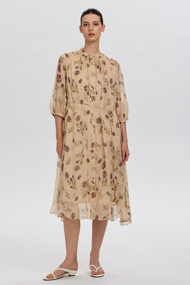 Avril Elegant Rose Dress