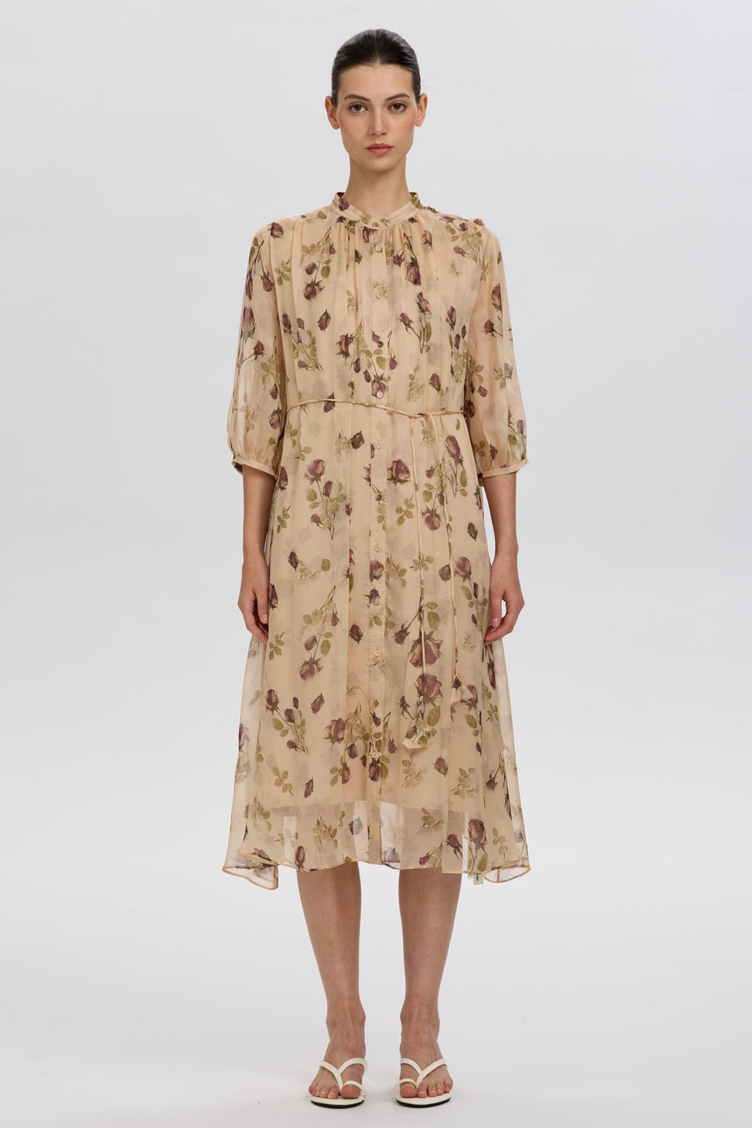 Avril Elegant Rose Dress