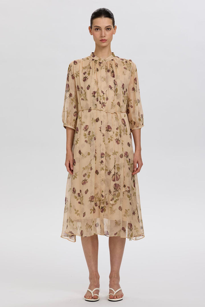 Avril Elegant Rose Dress