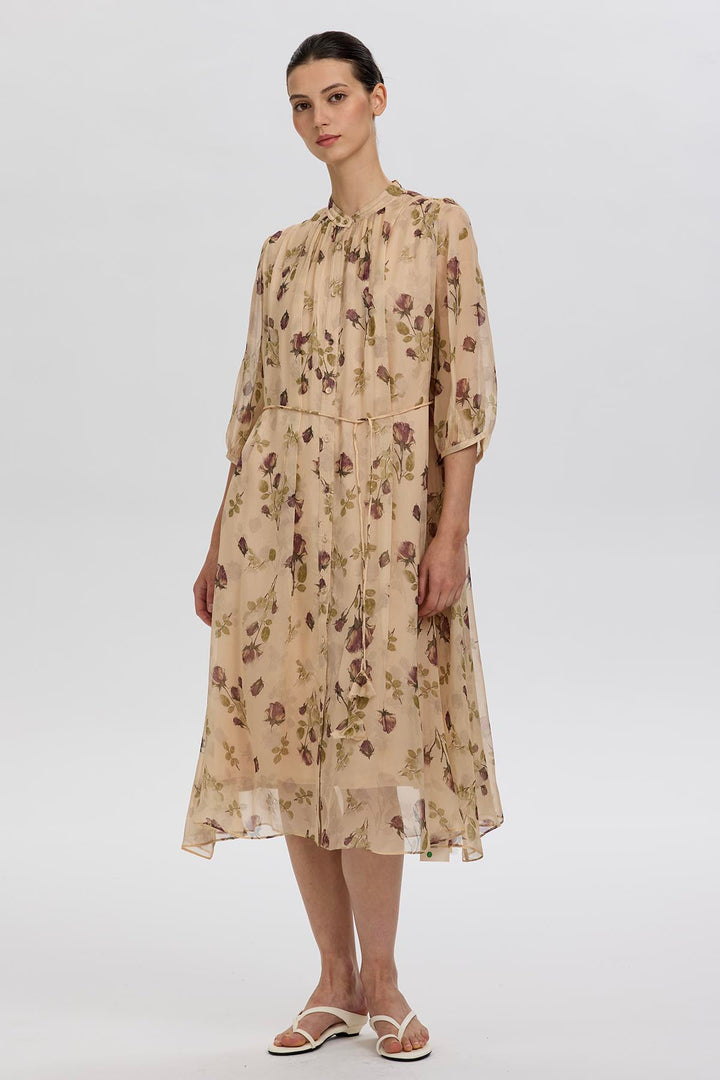 Avril Elegant Rose Dress