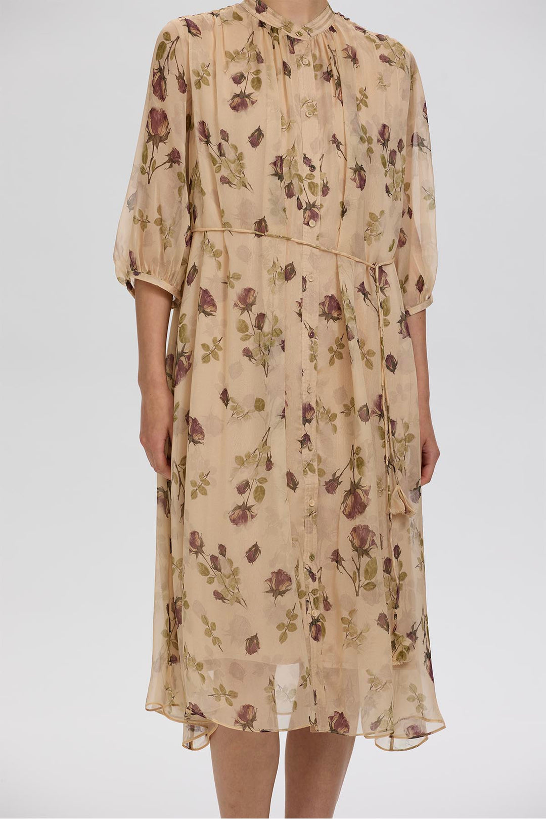 Avril Elegant Rose Dress