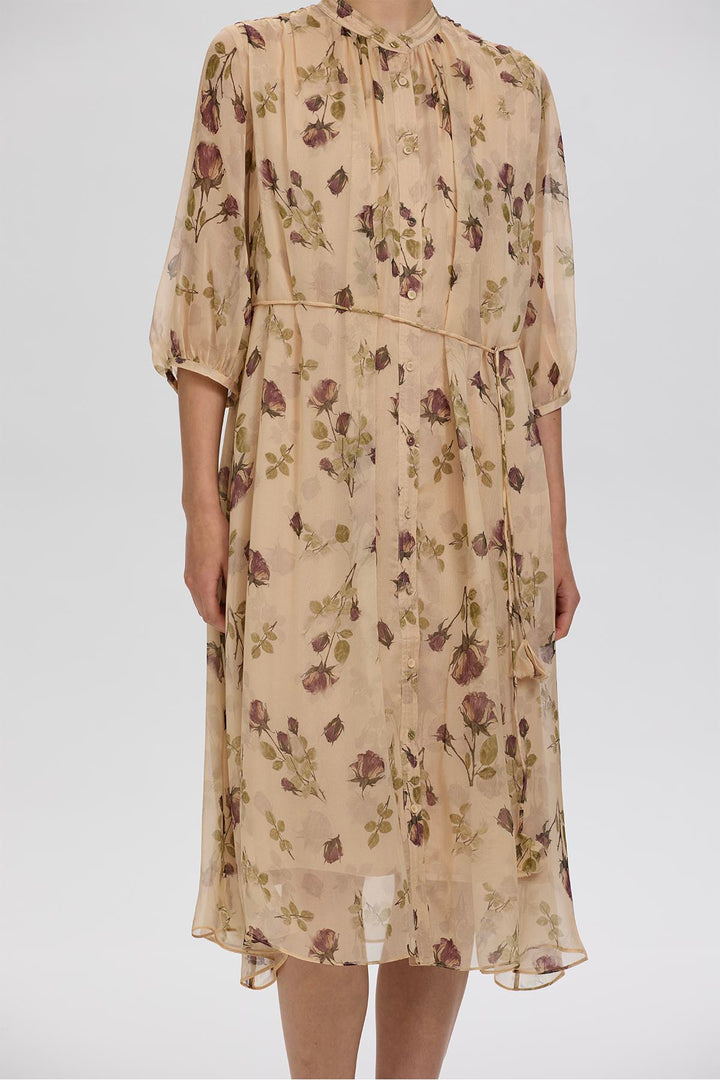 Avril Elegant Rose Dress