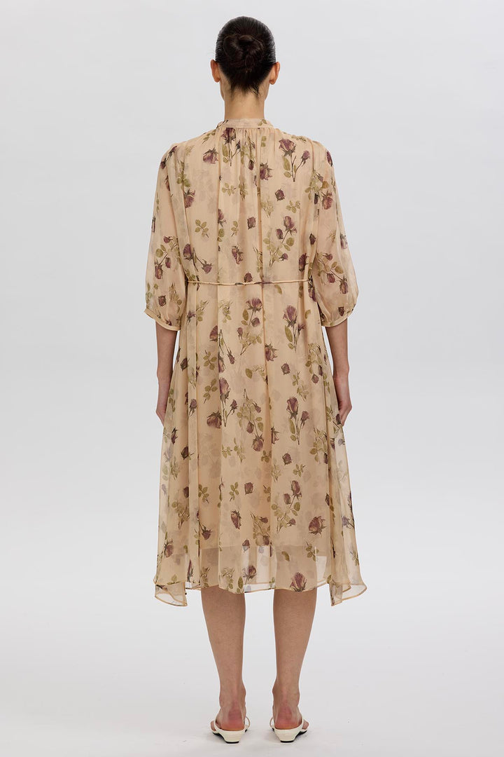 Avril Elegant Rose Dress