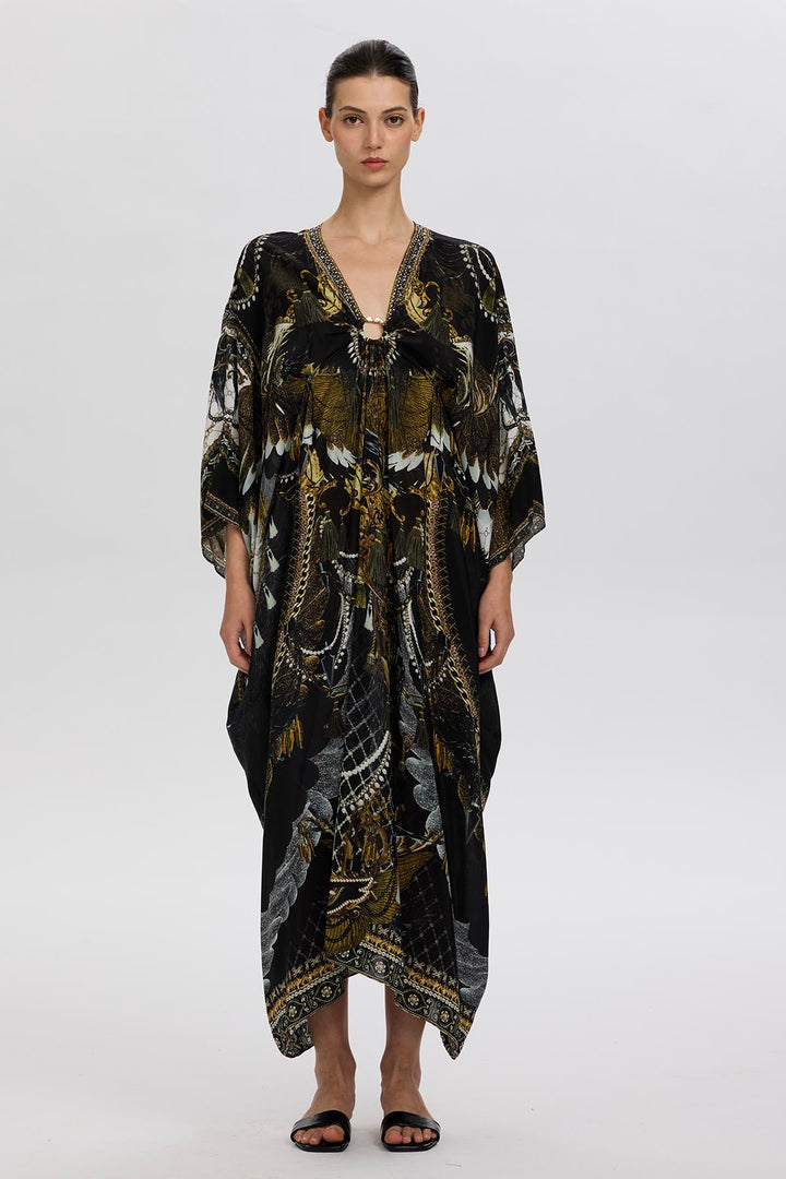 Arielle Print Silk Maxi Dress