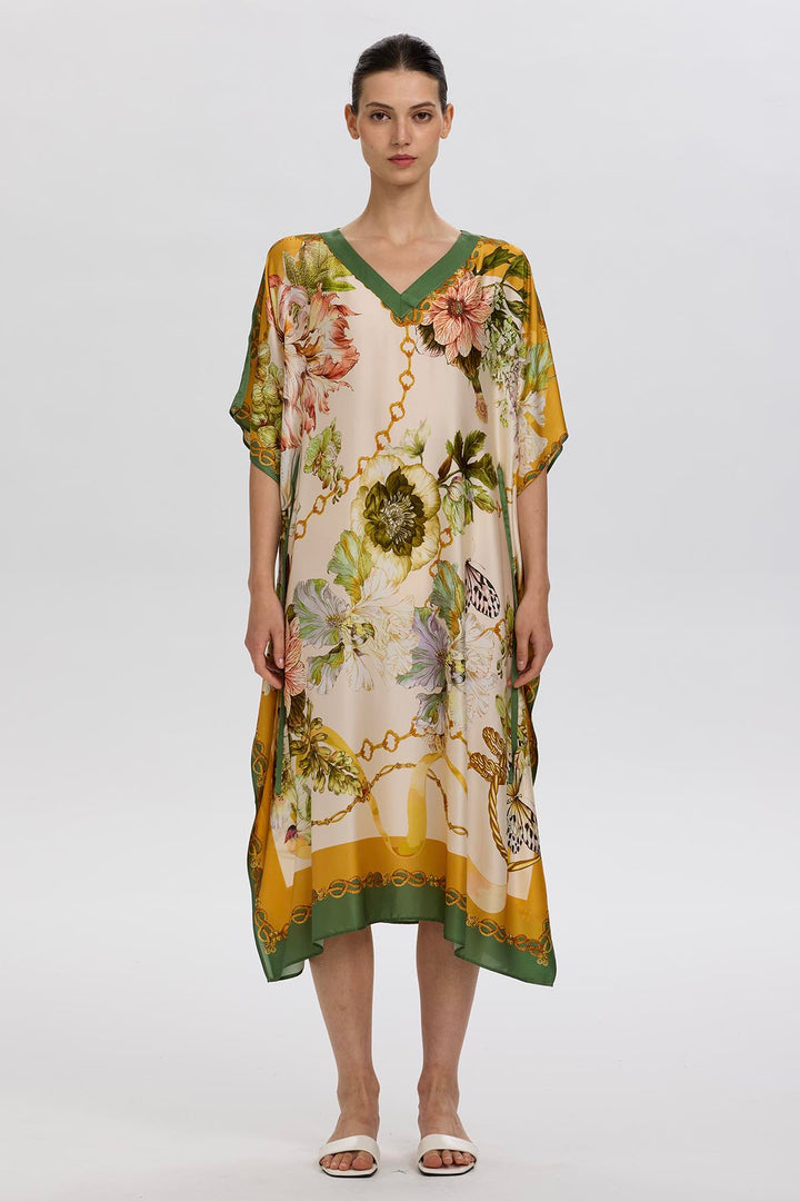 Ottilie V-Neck Print Dress