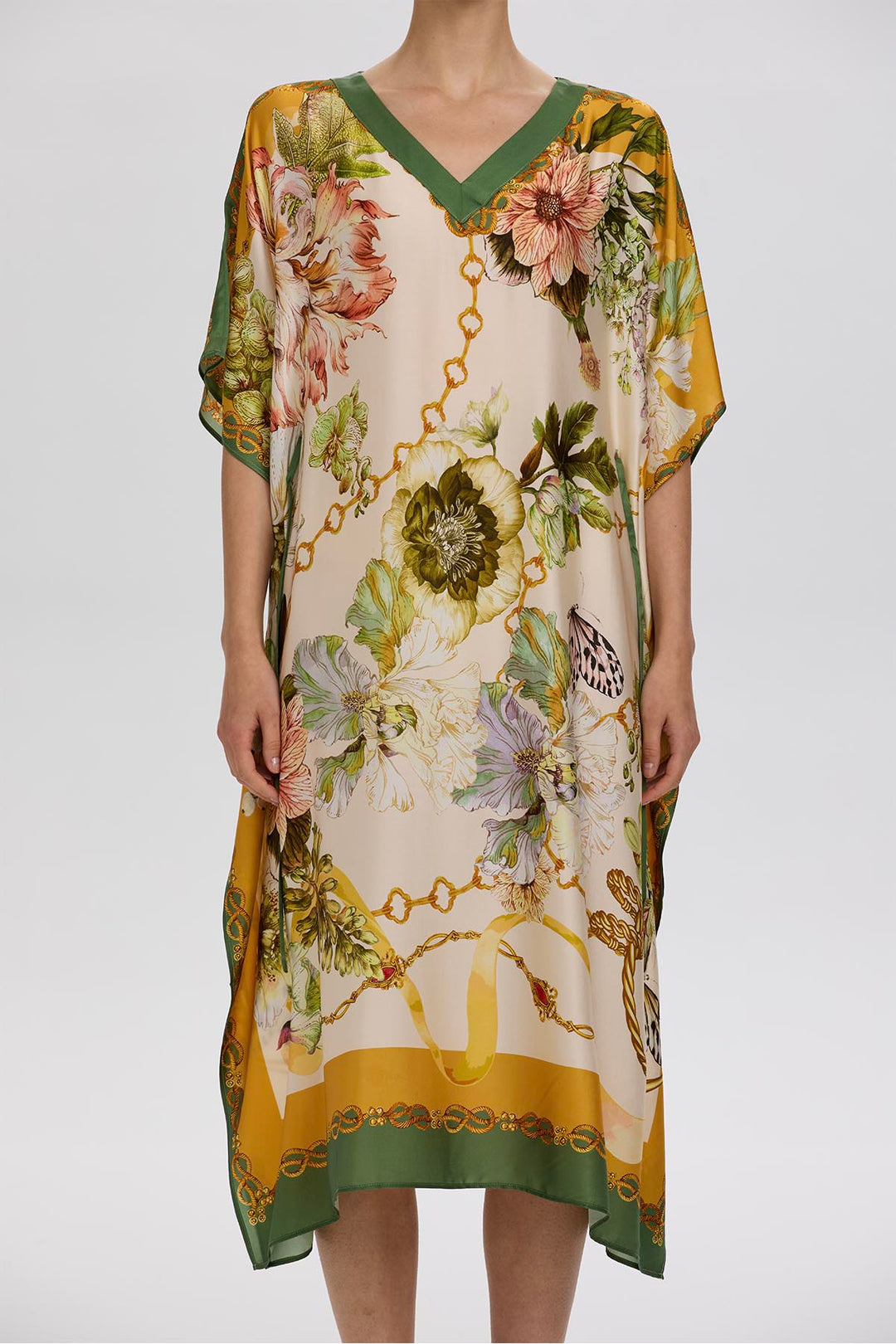 Ottilie V-Neck Print Dress