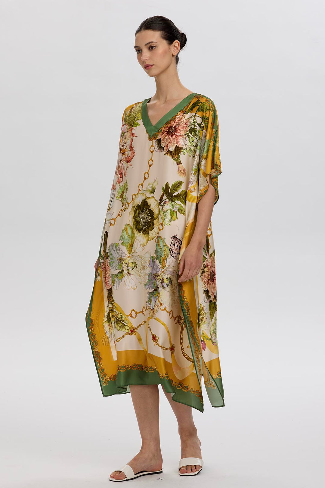 Ottilie V-Neck Print Dress