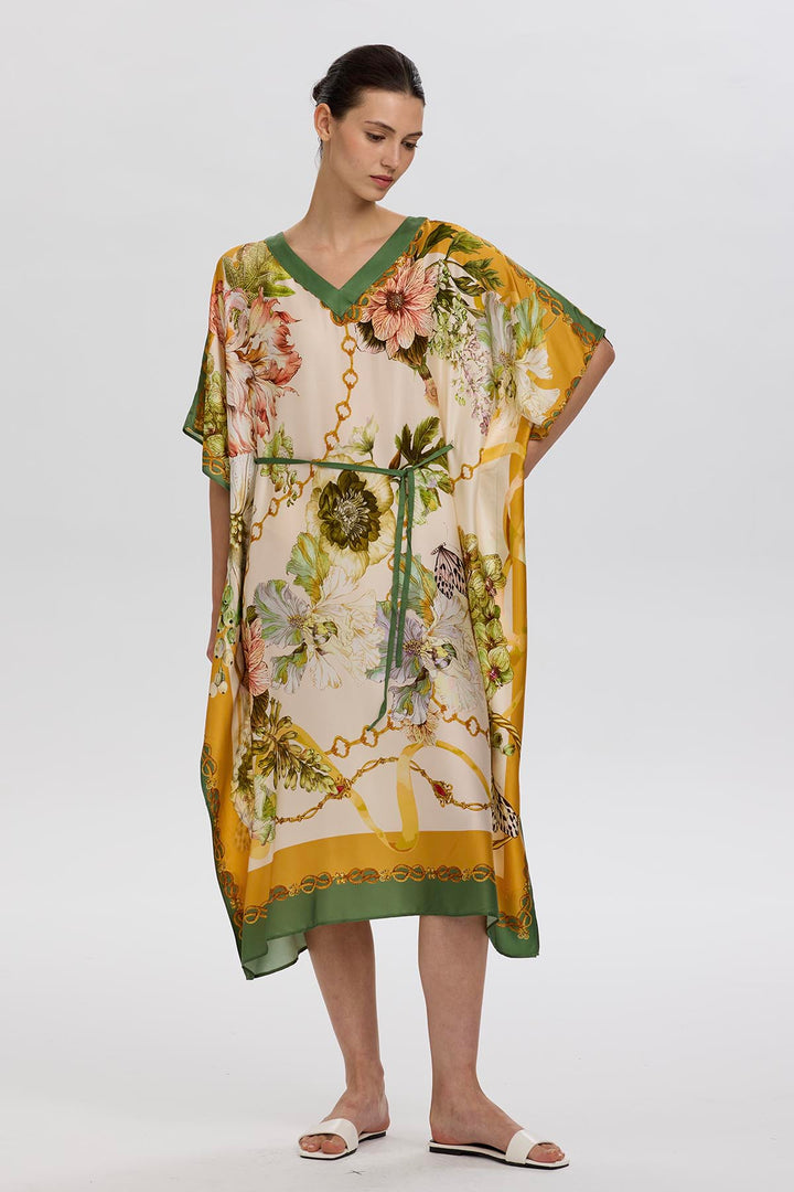 Ottilie V-Neck Print Dress