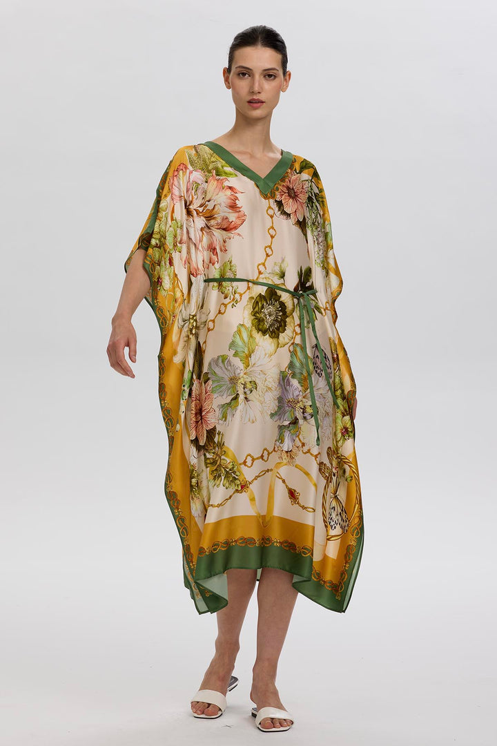 Ottilie V-Neck Print Dress