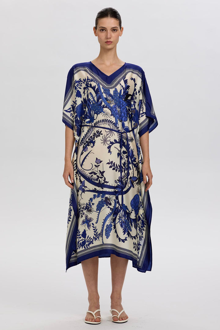 Ottilie V-Neck Print Dress