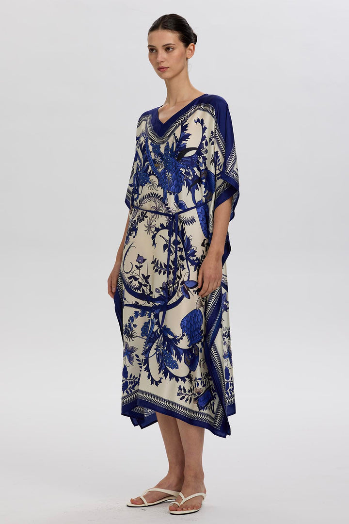 Ottilie V-Neck Print Dress