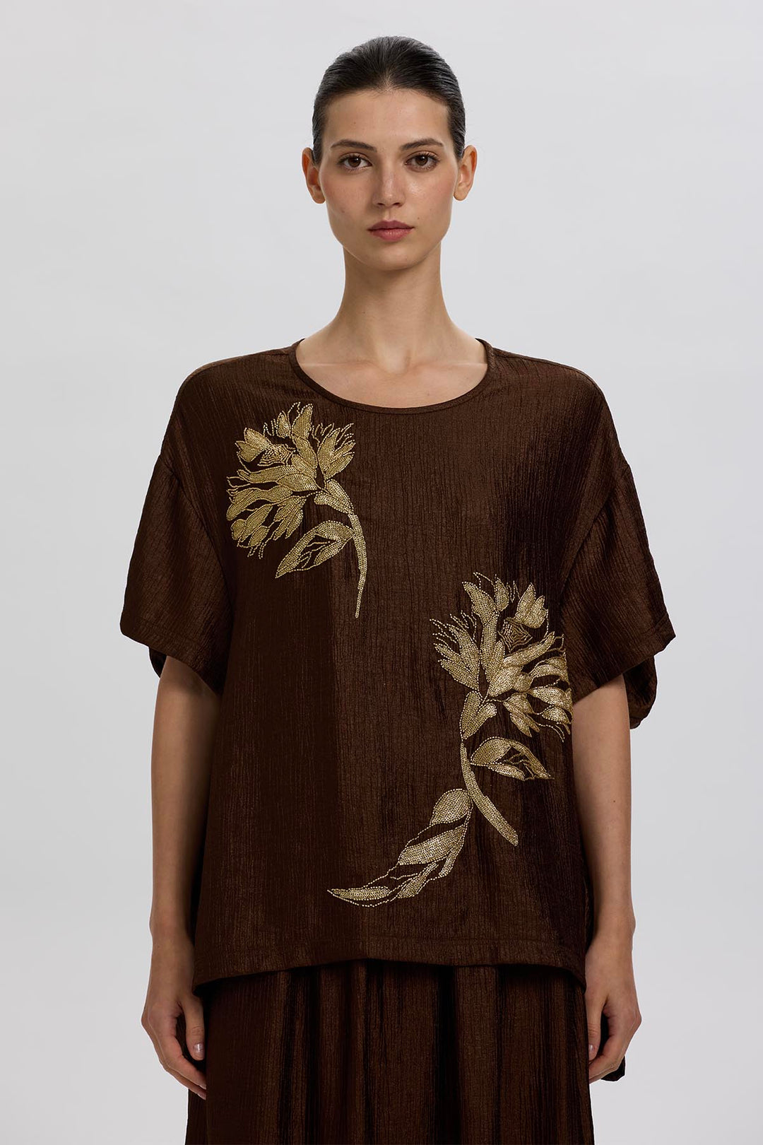 Anaya Short Sleeve Handmade Beading Set