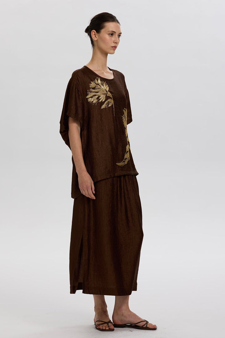 Anaya Short Sleeve Handmade Beading Set