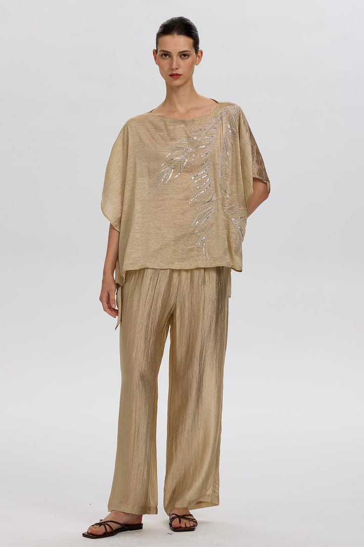 Anaya Short Sleeve Handmade Beading Set