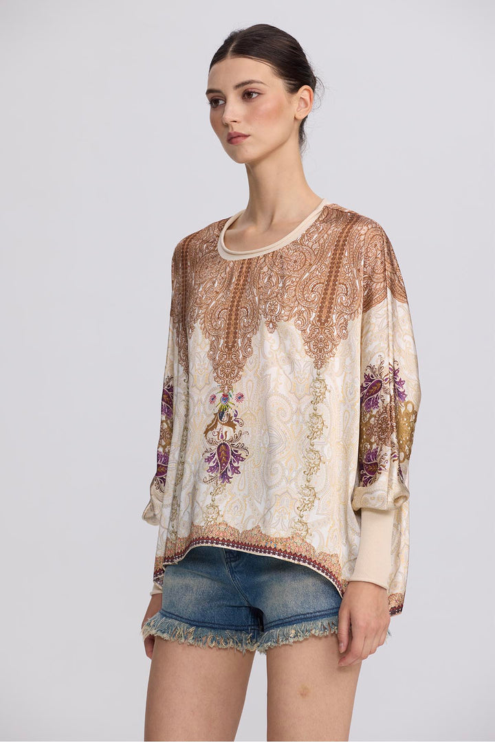 Amaria Print Top
