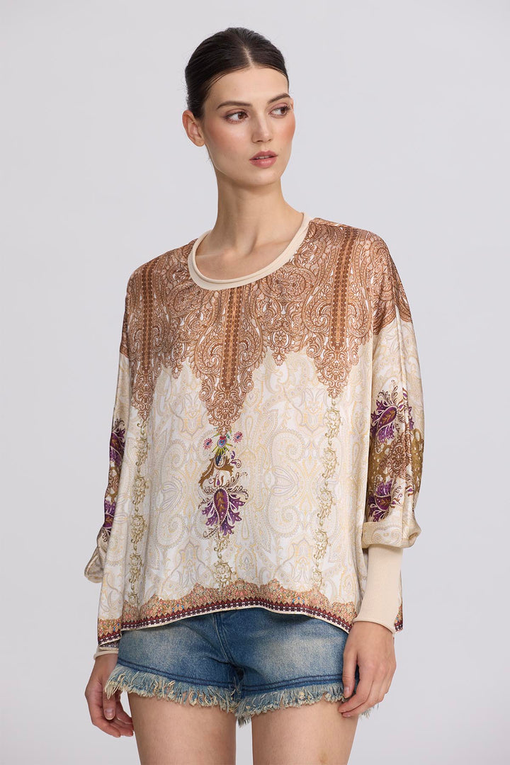 Amaria Print Top