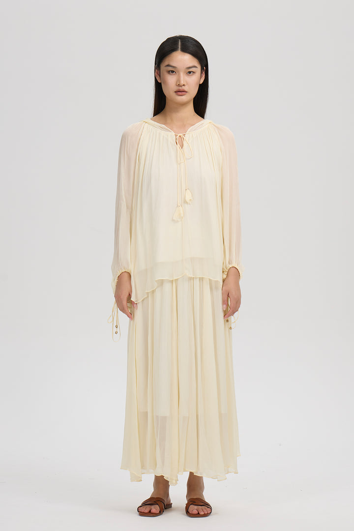 Livia Silk Set Cream