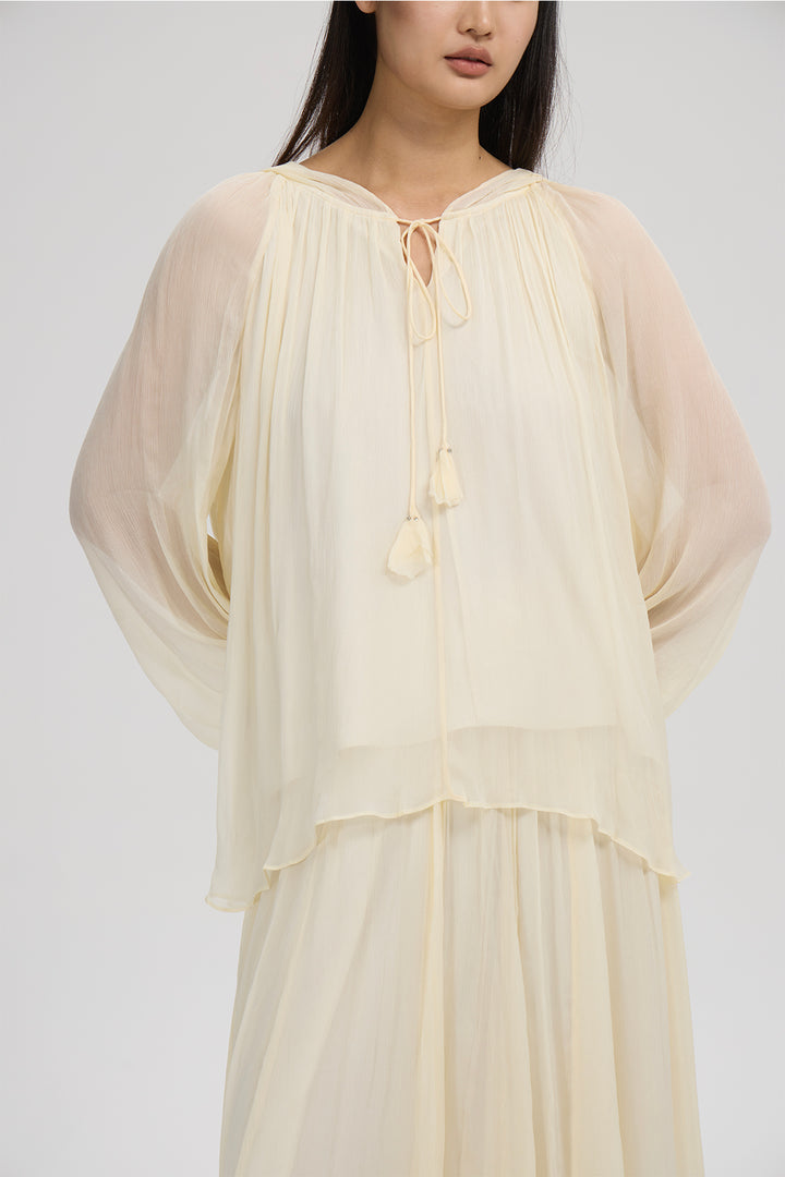 Livia Silk Set Cream