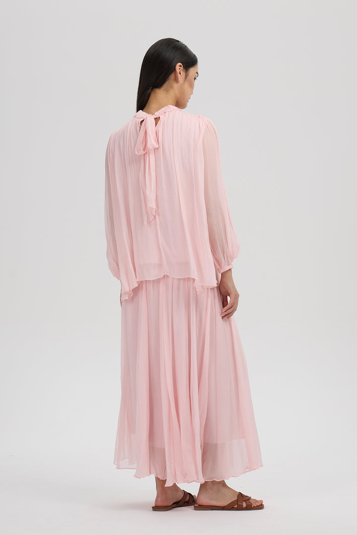 Eulalie Silk Maxi Dress