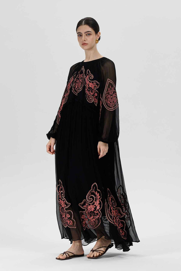 Mila Embroidered Dress