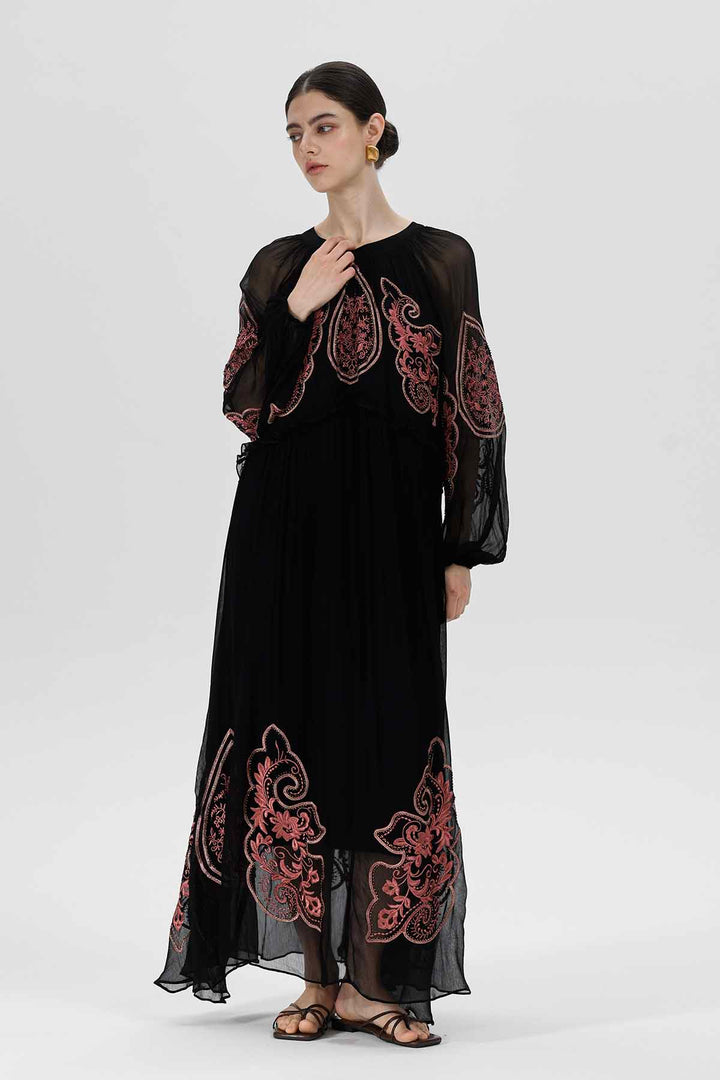 Mila Embroidered Dress