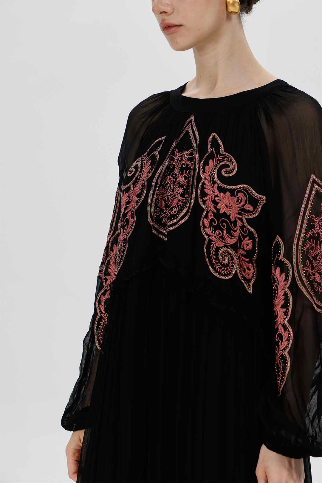 Mila Embroidered Dress