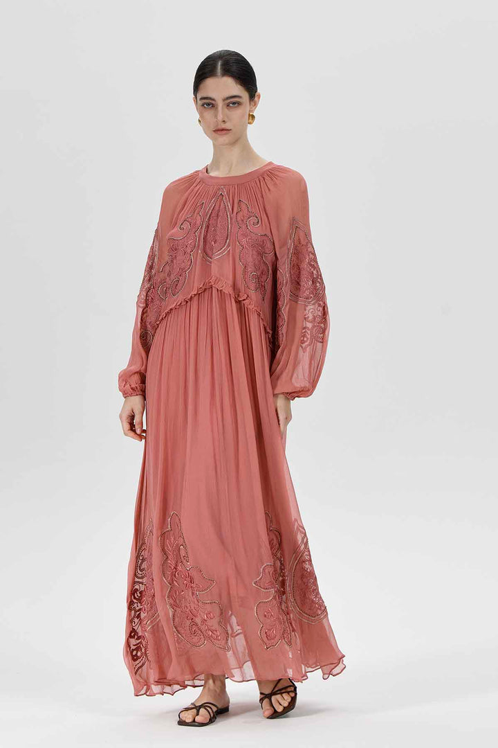 Mila Embroidered Dress