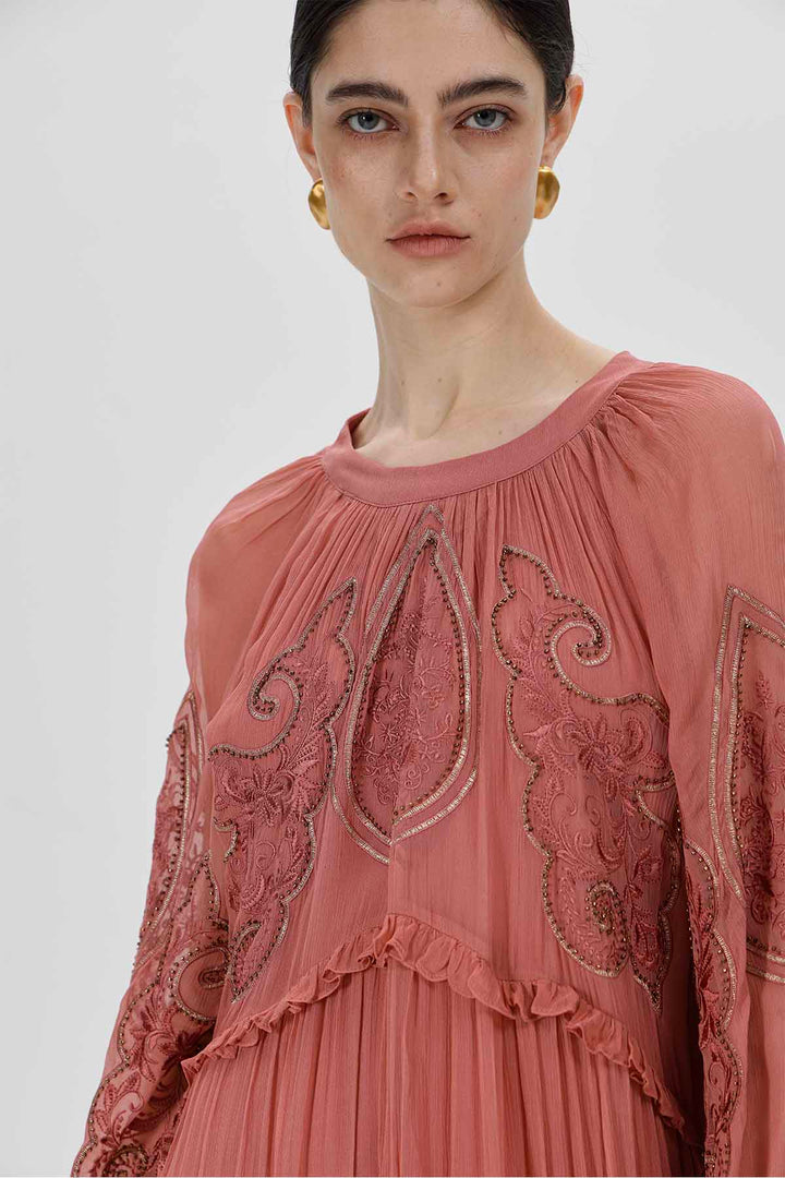 Mila Embroidered Dress