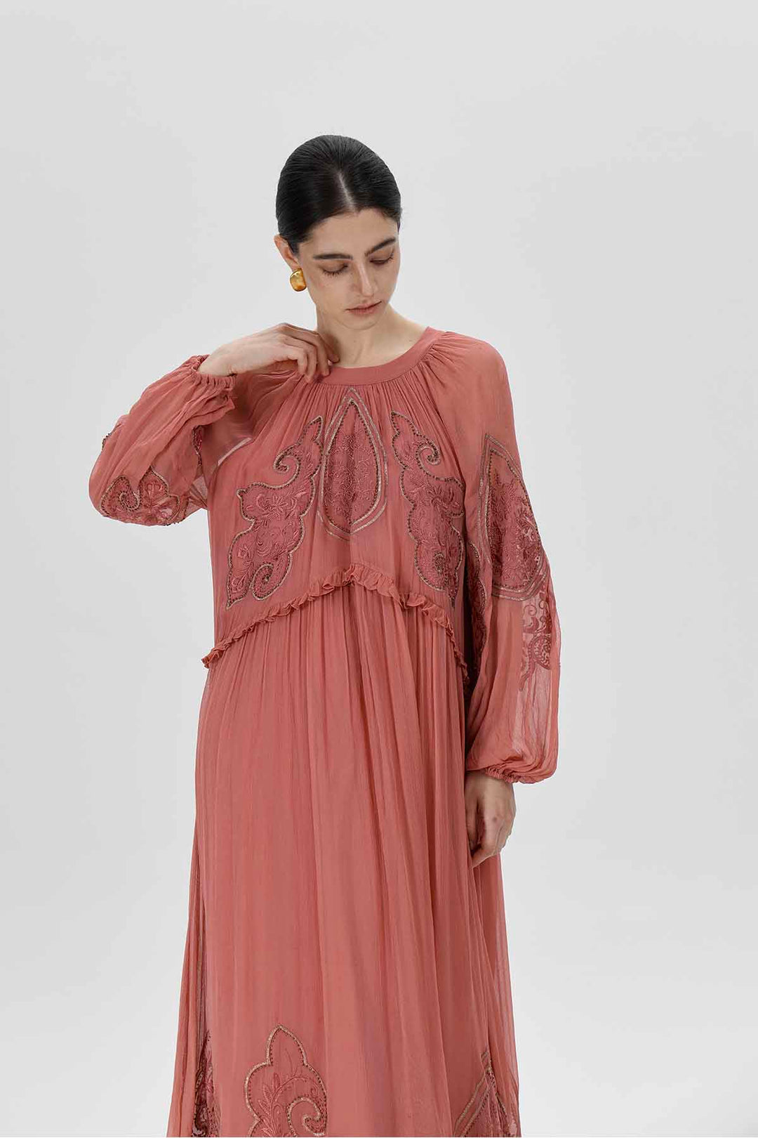 Mila Embroidered Dress