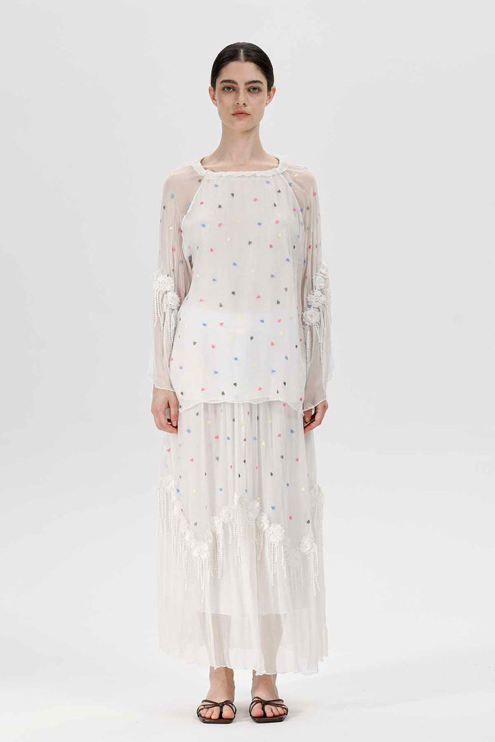 Celeste Polka Dot Two Set