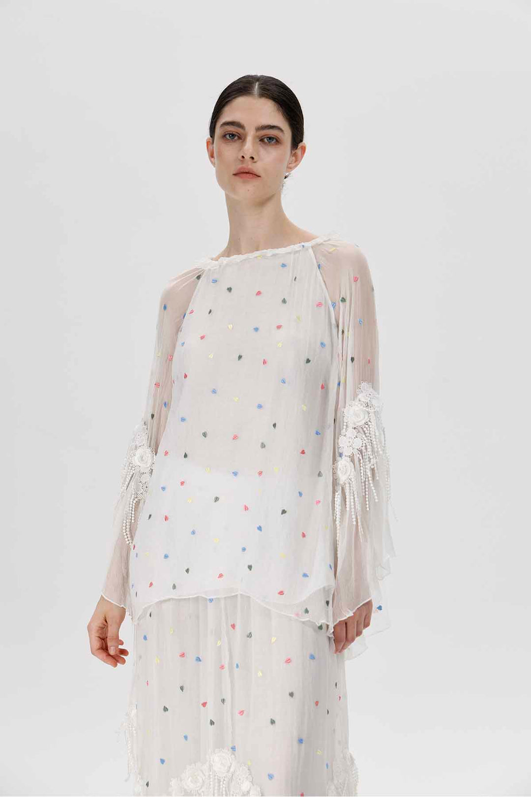 Celeste Polka Dot Two Set