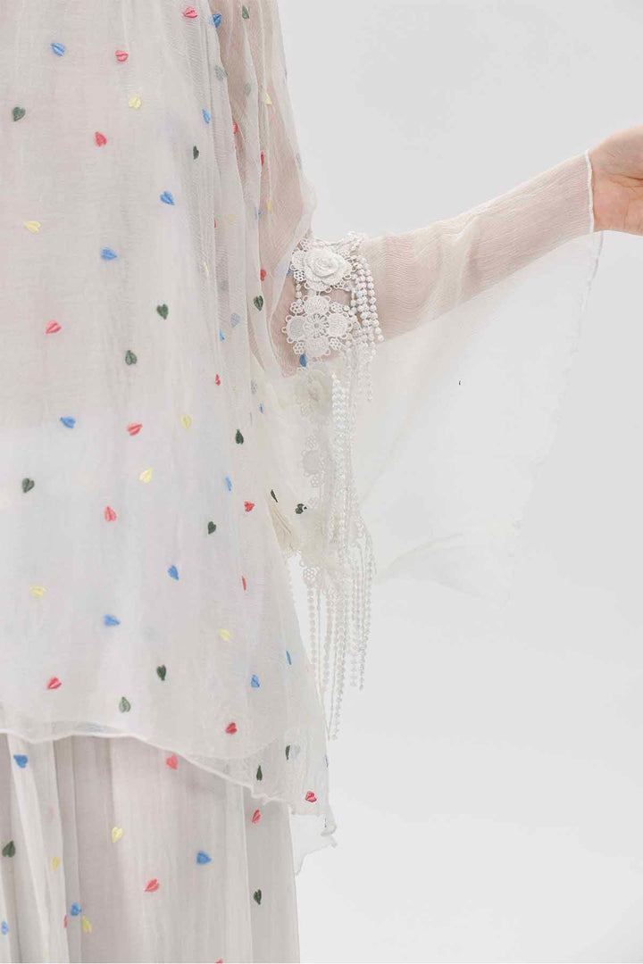 Celeste Polka Dot Two Set