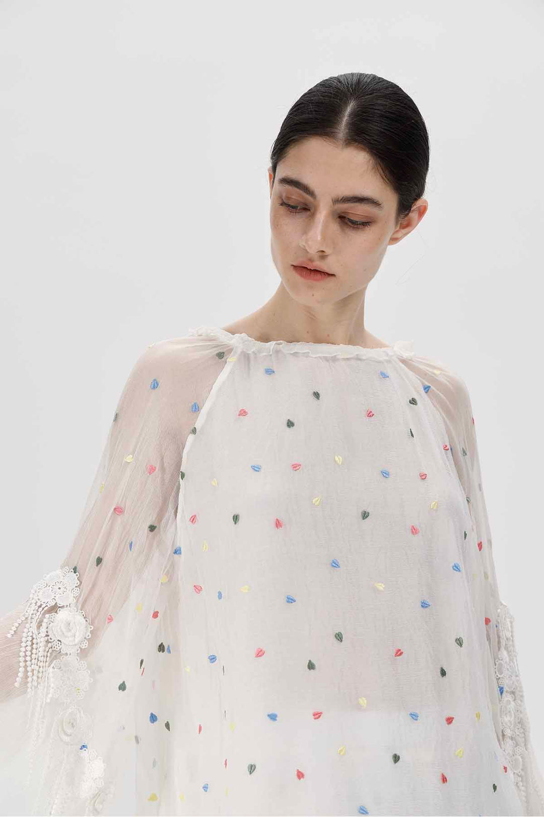 Celeste Polka Dot Two Set